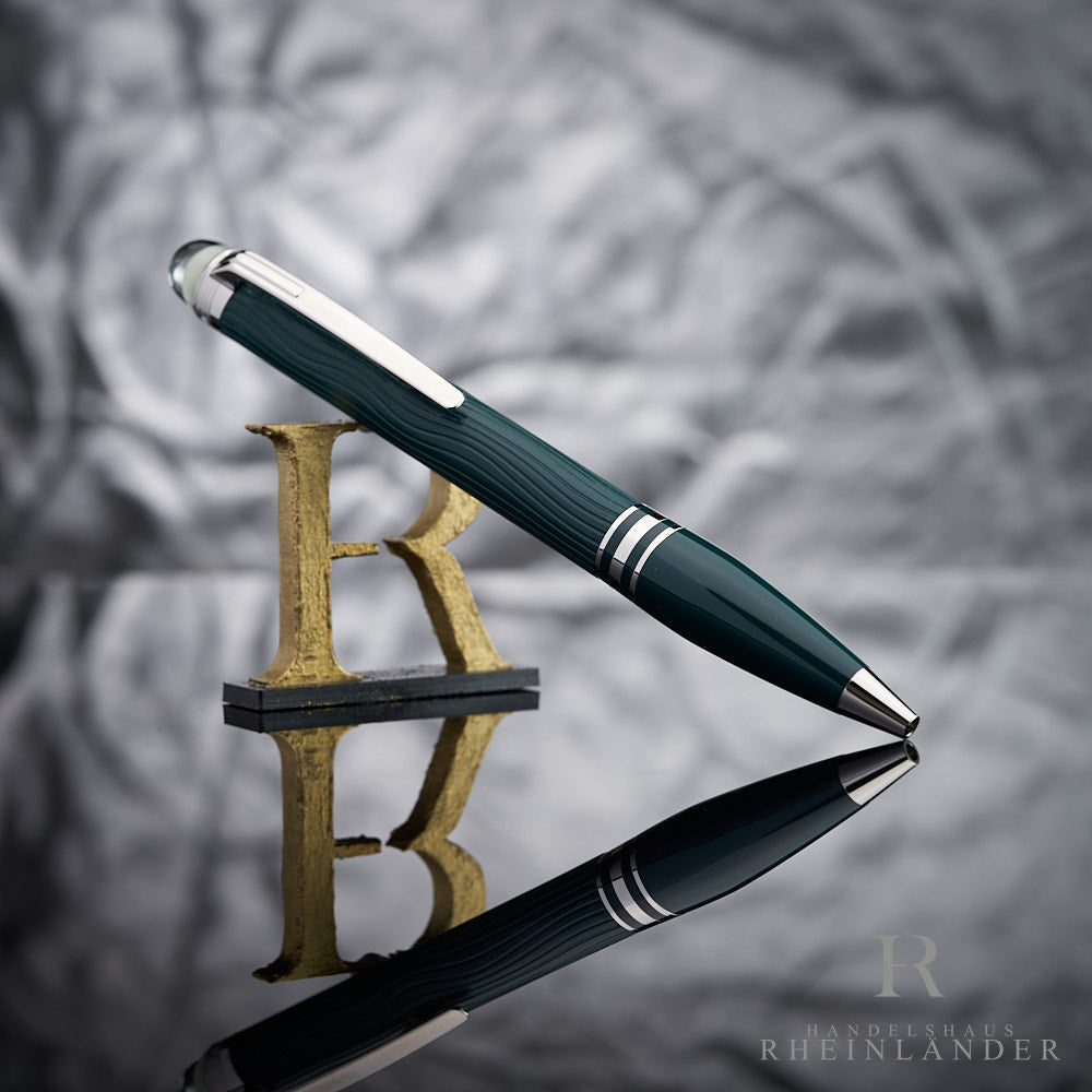 モンブラン ボールペン スターウォーカー ポーラーグリーン 132904 SAW Polargreen Resin Ballpoint Pen – Handelshaus Rheinländer