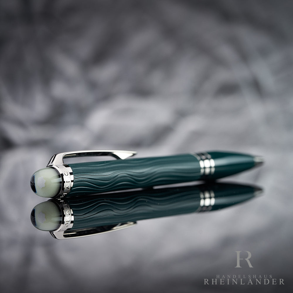 モンブラン ボールペン スターウォーカー ポーラーグリーン 132904 SAW Polargreen Resin Ballpoint Pen – Handelshaus Rheinländer