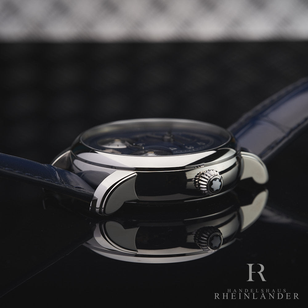 Montblanc Star Legacy Nicolas Rieussec Chronograph Blue Dial ID 126098